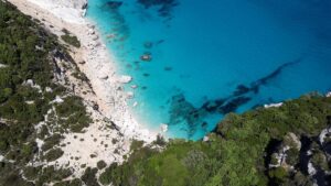 Die Cala Goloritzé von oben