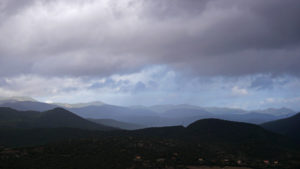 Aussicht vom Berg der Nuraghen