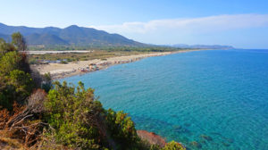 Ausblick auf die Costa Rei