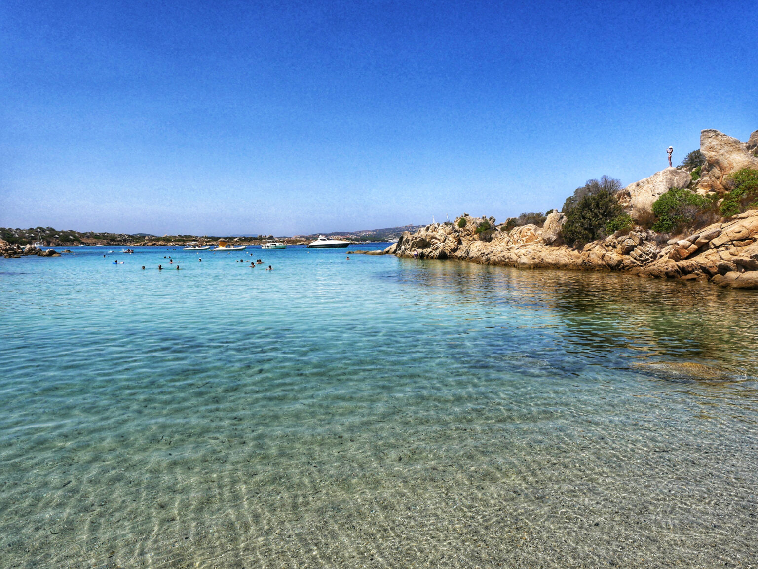Cala Serena auf Caprera Sardinien Cala Serena auf Caprera Sardinien